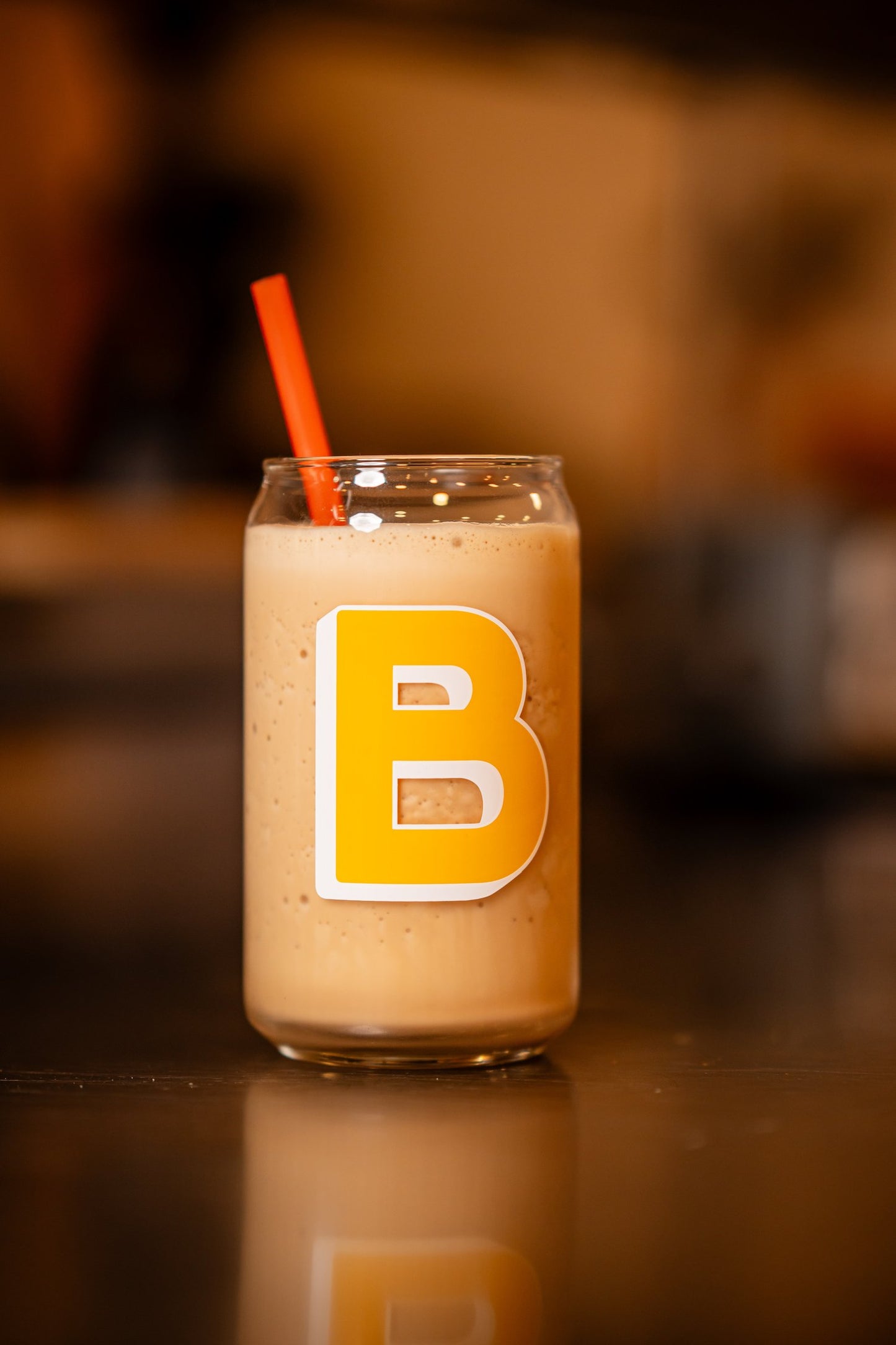 Our signature cold brew glass featuring our iconic yellow B.DESIGNER: Hannah KneisleyEDITION: SUMMER 2023SPEC: 12 fl. ozMATERIAL: GlassFEATURES: Dishwasher Safe