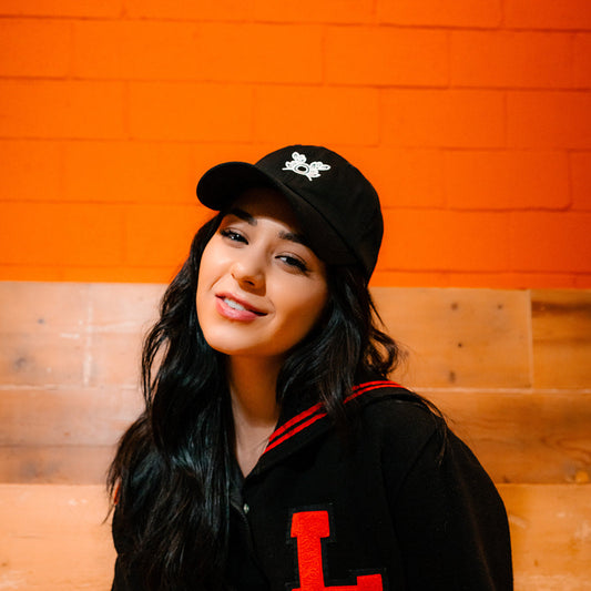 classic black cotton cap with white embroidered branding — a low-key, stylish way to represent your favorite Philly coffee roaster.