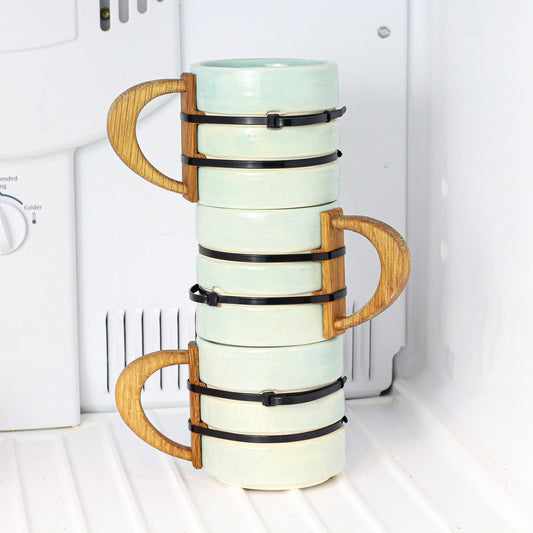 Each mug is made with the goal of engaging the viewer physically and psychologically in a familiar space. When solving problems, sometimes a zip-tie is the best solution.