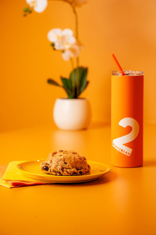 Grab it and go! This stainless steel double-walled tumbler keeps coffee hot and cold brew cold all day. Powder coated with a custom durable vinyl decal