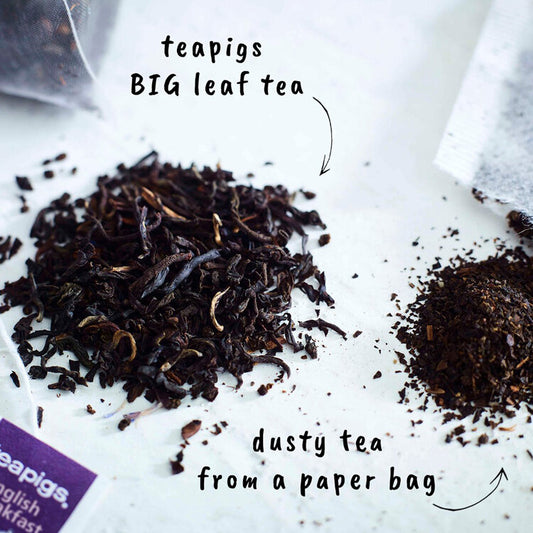 English breakfast is a top quality take on the ultimate British favorite. Three delicious teas: a gutsy Assam, a mellow Ceylon and a powerful Rwandan to give a balanced, malty, zesty alliance.