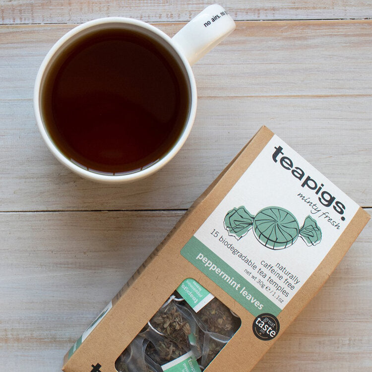 Drunk for centuries as a reputed aid to digestion, peppermint is something of a cult classic in the tea world. Pure mint - so, as you'd expect a strong minty taste, then very refreshing, very light.
