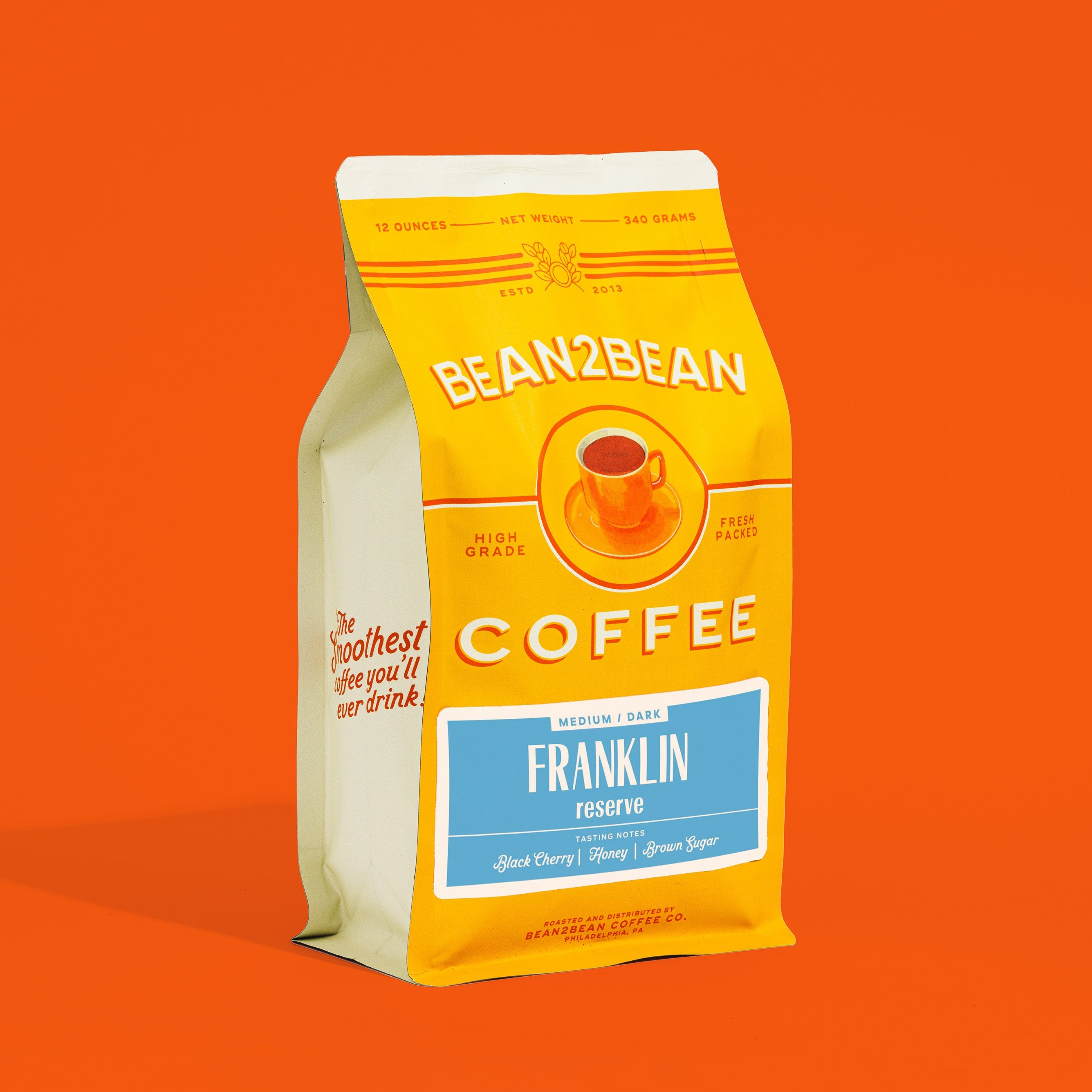 Franklin Reserve – Medium‑Dark Roast Coffee with Black Cherry