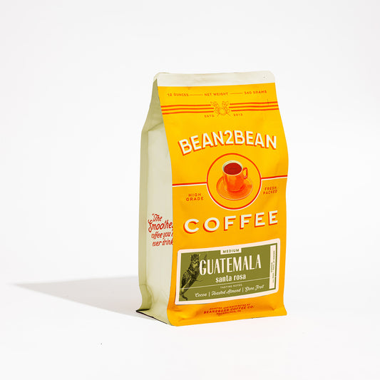 Bean2Bean Coffee 12oz bag of Guatemala Santa Rosa Medium roast Coffee