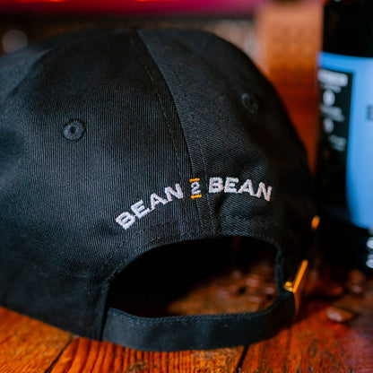 classic black cotton cap with white embroidered branding — a low-key, stylish way to represent your favorite Philly coffee roaster.