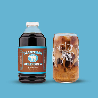 Smooth, strong, and ready to pour—our Cold Brew Concentrate delivers bold flavor with low acidity. Just add water, milk, or ice and enjoy Bean2Bean on demand.