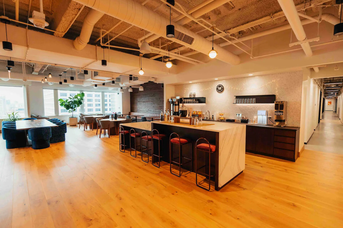 Industrious — bagels & Bean2Bean coffee