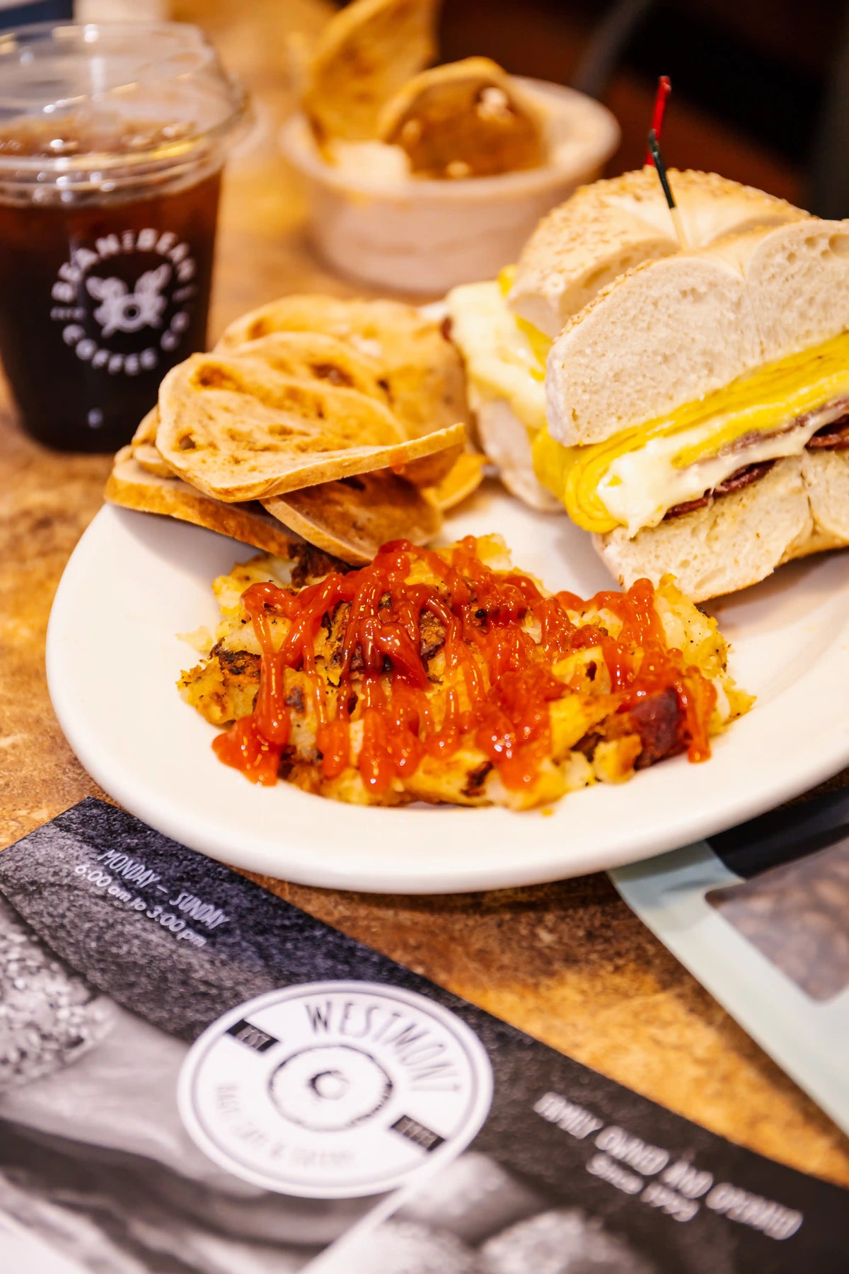 Westmont Bagel — bagels & Bean2Bean coffee