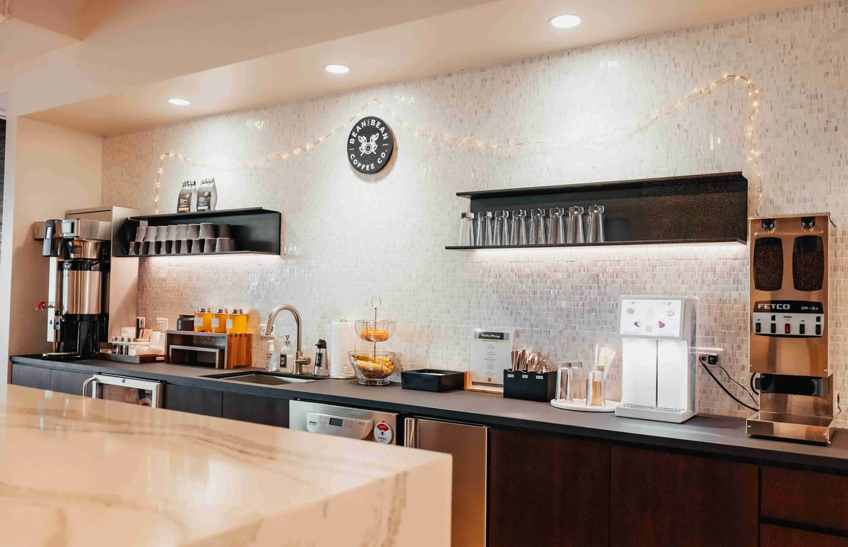 Industrious — bagels & Bean2Bean coffee
